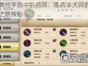 九阴真经手游中的药师：炼药学大师的称号荣耀之路探秘