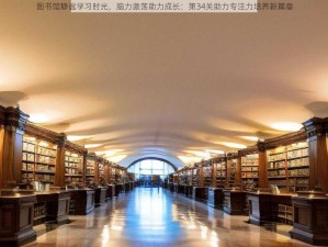 图书馆静谧学习时光，脑力激荡助力成长：第34关助力专注力培养新篇章