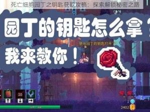 死亡细胞园丁之钥匙获取攻略：探索解锁秘密之路