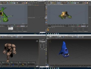 一款拥有巨大 3D 怪物模型的 3Dmax 软件