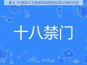 最大 18 禁网站为视频添加独特标签以保护内容