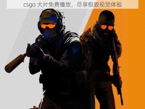 csgo 大片免费播放，尽享极致视觉体验