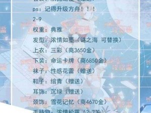 闪耀之路：暖暖2-9挑战攻略，第二章完美搭配秘诀全解析