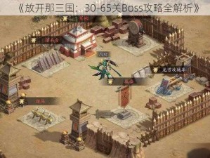 《放开那三国：30-65关Boss攻略全解析》