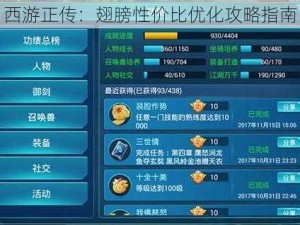 西游正传：翅膀性价比优化攻略指南