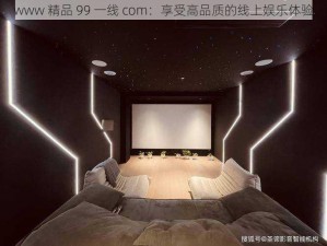 www 精品 99 一线 com：享受高品质的线上娱乐体验