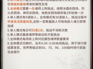 斗罗大陆武魂觉醒杀戮之王独特能力揭秘：杀戮之王技能全面解析与分享