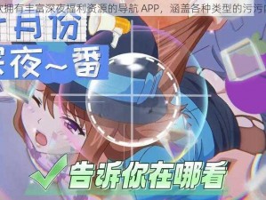 一款拥有丰富深夜福利资源的导航 APP，涵盖各种类型的污污内容