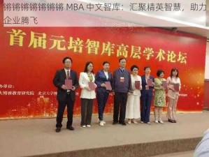 锵锵锵锵锵锵锵 MBA 中文智库：汇聚精英智慧，助力企业腾飞