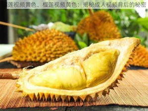 榴莲视频黄色、榴莲视频黄色：揭秘成人视频背后的秘密