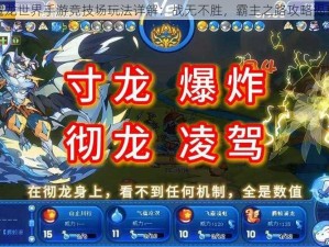 魔龙世界手游竞技场玩法详解：战无不胜，霸主之路攻略揭秘