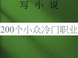 特殊的职业2—揭秘特殊的职业 2：不为人知的工作背后