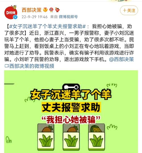 女子沉迷羊了个羊游戏过度引发家庭危机，丈夫紧急报警求助的社会事件回顾