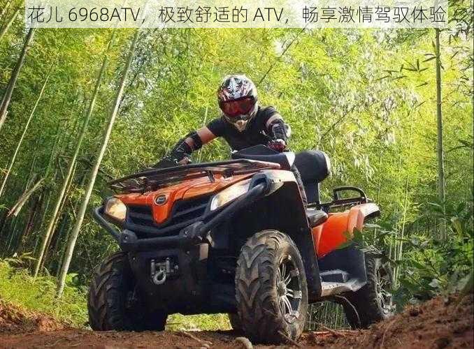 花儿 6968ATV，极致舒适的 ATV，畅享激情驾驭体验