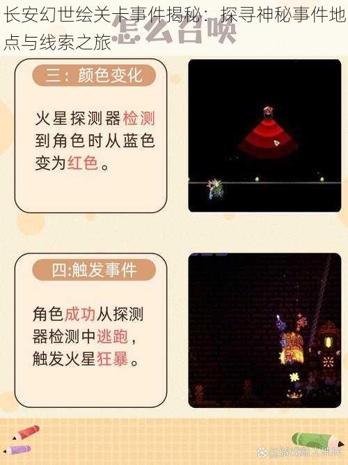 长安幻世绘关卡事件揭秘:探寻神秘事件地点与线索之旅