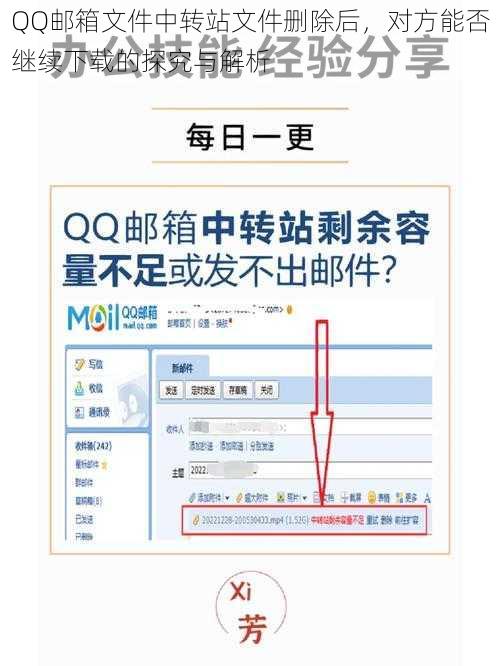 QQ邮箱文件中转站文件删除后，对方能否继续下载的探究与解析