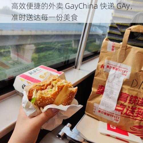 高效便捷的外卖 GayChina 快递 GAy，准时送达每一份美食