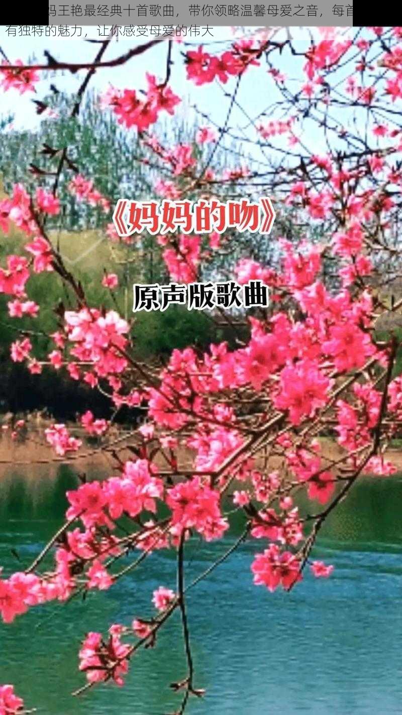 完美妈妈王艳最经典十首歌曲，带你领略温馨母爱之音，每首歌曲都有独特的魅力，让你感受母爱的伟大