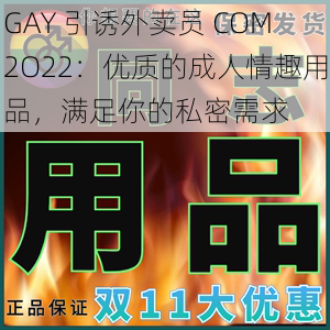 GAY 引诱外卖员 COM2O22：优质的成人情趣用品，满足你的私密需求