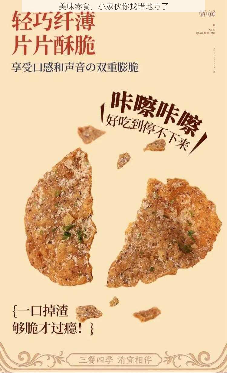 美味零食，小家伙你找错地方了