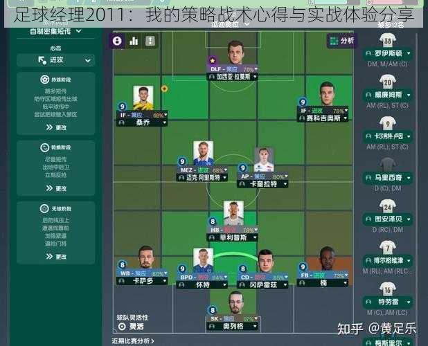 足球经理2011：我的策略战术心得与实战体验分享