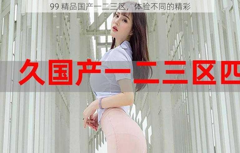 99 精品国产一二三区，体验不同的精彩