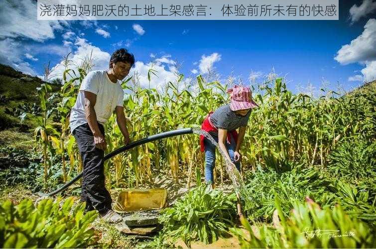 浇灌妈妈肥沃的土地上架感言：体验前所未有的快感