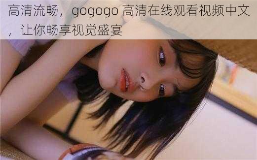 高清流畅，gogogo 高清在线观看视频中文，让你畅享视觉盛宴