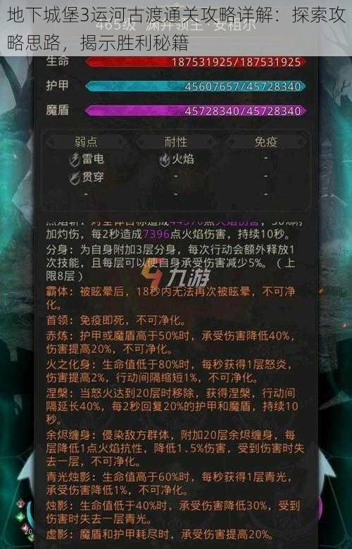 地下城堡3运河古渡通关攻略详解：探索攻略思路，揭示胜利秘籍