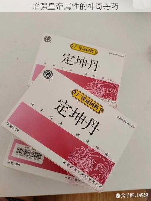 增强皇帝属性的神奇丹药