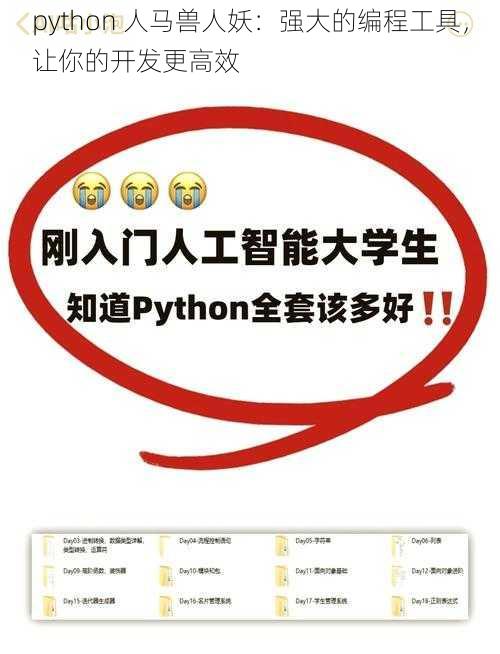 python 人马兽人妖：强大的编程工具，让你的开发更高效