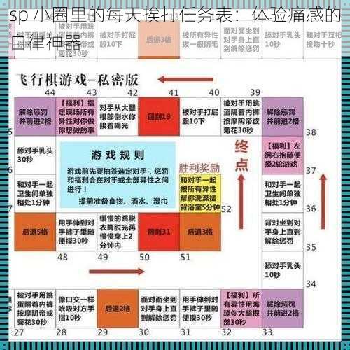 sp 小圈里的每天挨打任务表：体验痛感的自律神器