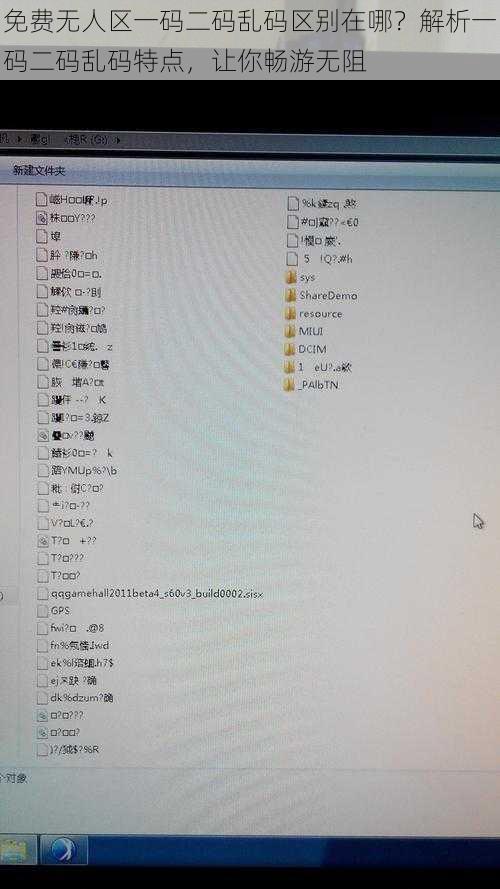 免费无人区一码二码乱码区别在哪？解析一码二码乱码特点，让你畅游无阻