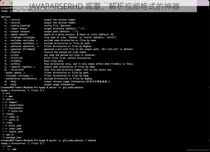 JAVAPARSERHD 高潮，解析视频格式的神器