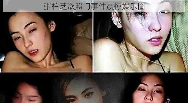 张柏芝欲照门事件震惊娱乐圈