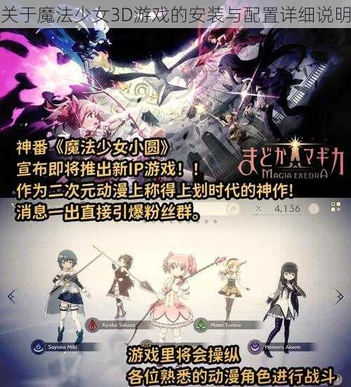 关于魔法少女3D游戏的安装与配置详细说明