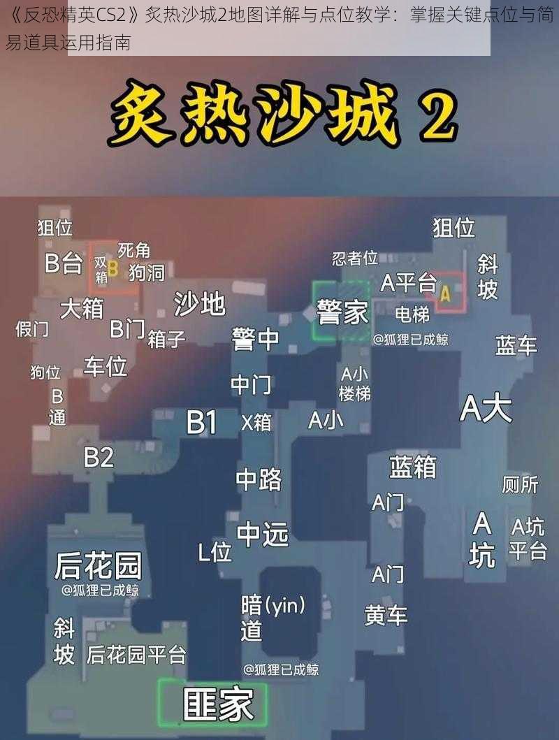 《反恐精英CS2》炙热沙城2地图详解与点位教学：掌握关键点位与简易道具运用指南