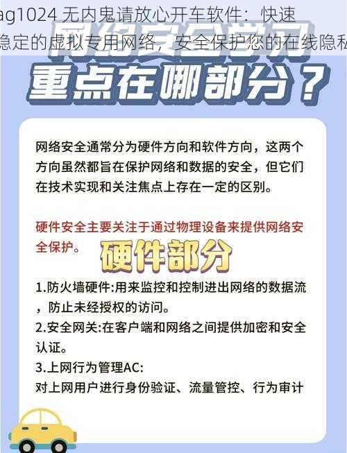 ag1024 无内鬼请放心开车软件：快速稳定的虚拟专用网络，安全保护您的在线隐私