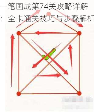 一笔画成第74关攻略详解：全卡通关技巧与步骤解析