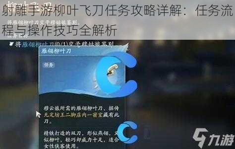 射雕手游柳叶飞刀任务攻略详解：任务流程与操作技巧全解析