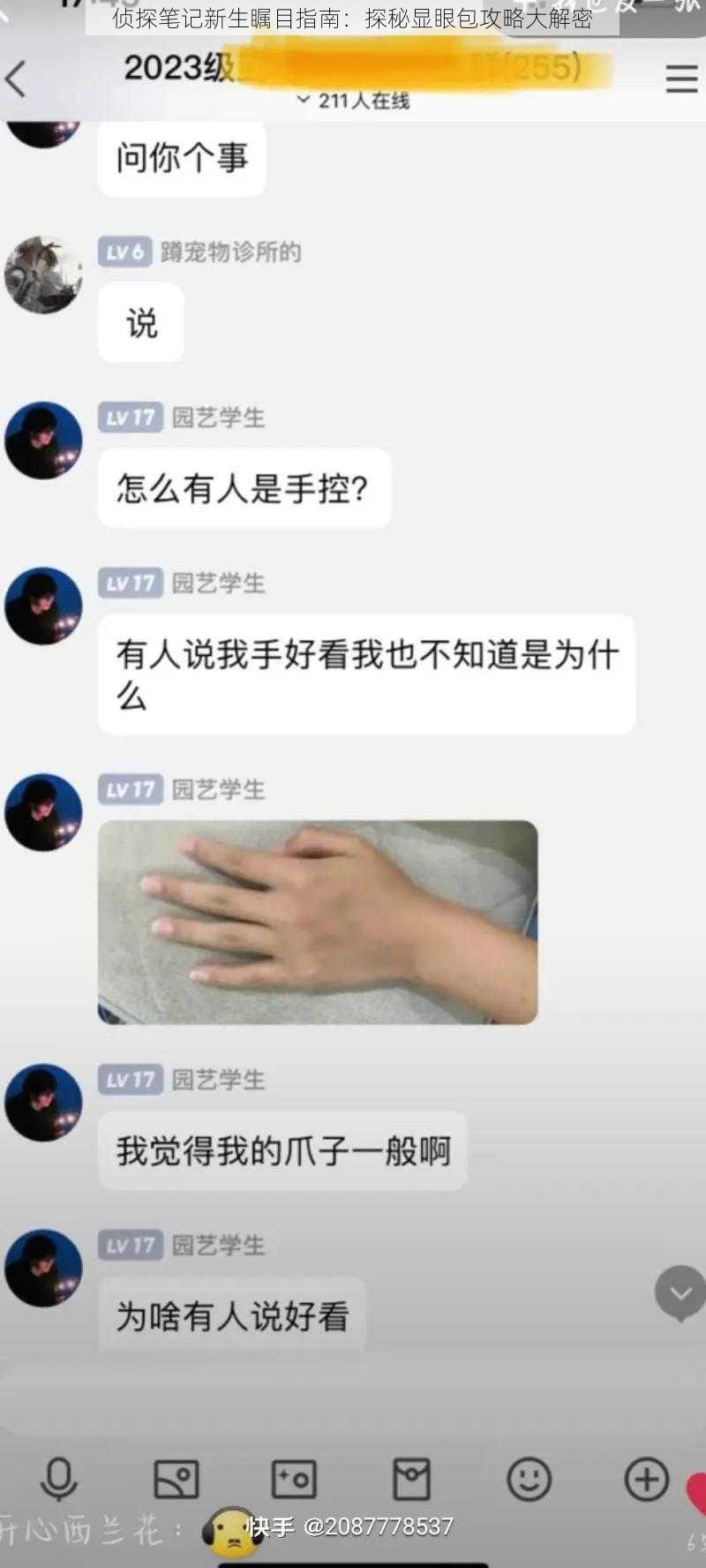 侦探笔记新生瞩目指南：探秘显眼包攻略大解密