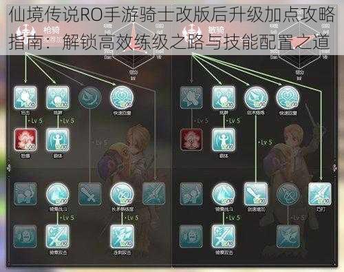 仙境传说RO手游骑士改版后升级加点攻略指南：解锁高效练级之路与技能配置之道