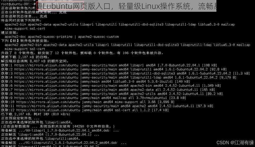 免费Lubuntu网页版入口，轻量级Linux操作系统，流畅易用