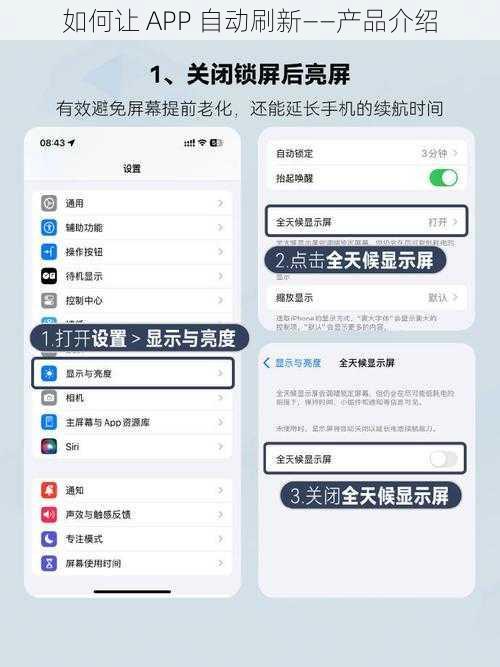 如何让 APP 自动刷新——产品介绍