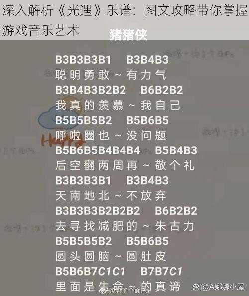 深入解析《光遇》乐谱：图文攻略带你掌握游戏音乐艺术