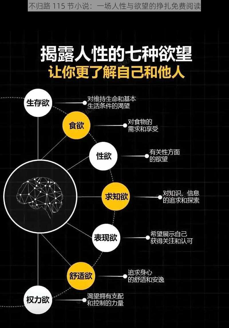 不归路 115 节小说：一场人性与欲望的挣扎免费阅读