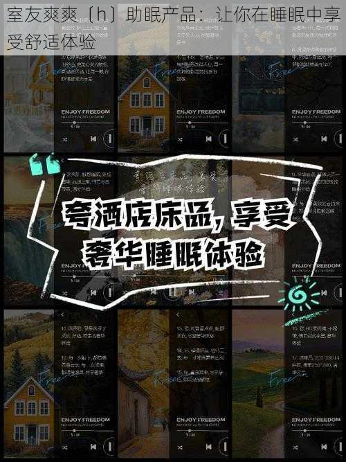 室友爽爽〔h〕助眠产品：让你在睡眠中享受舒适体验