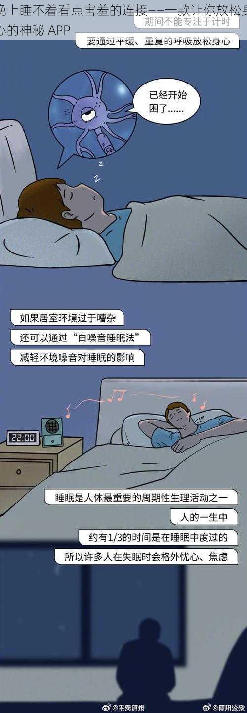 晚上睡不着看点害羞的连接——一款让你放松身心的神秘 APP