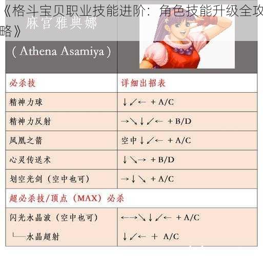 《格斗宝贝职业技能进阶：角色技能升级全攻略》