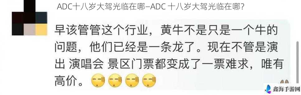 ADC十八岁大驾光临在哪—ADC 十八岁大驾光临在哪？